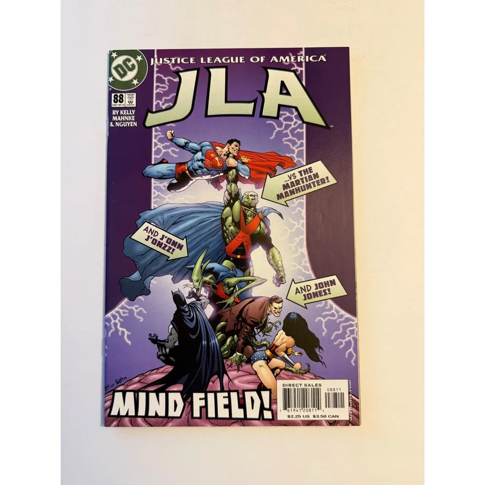 DC Comics JLA Justice League of America #88 Mind Field! Dec 2003 Superman Batman